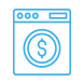 Coin laundry payment system with commercial washers and dryers designed to maximize revenue and uptime
